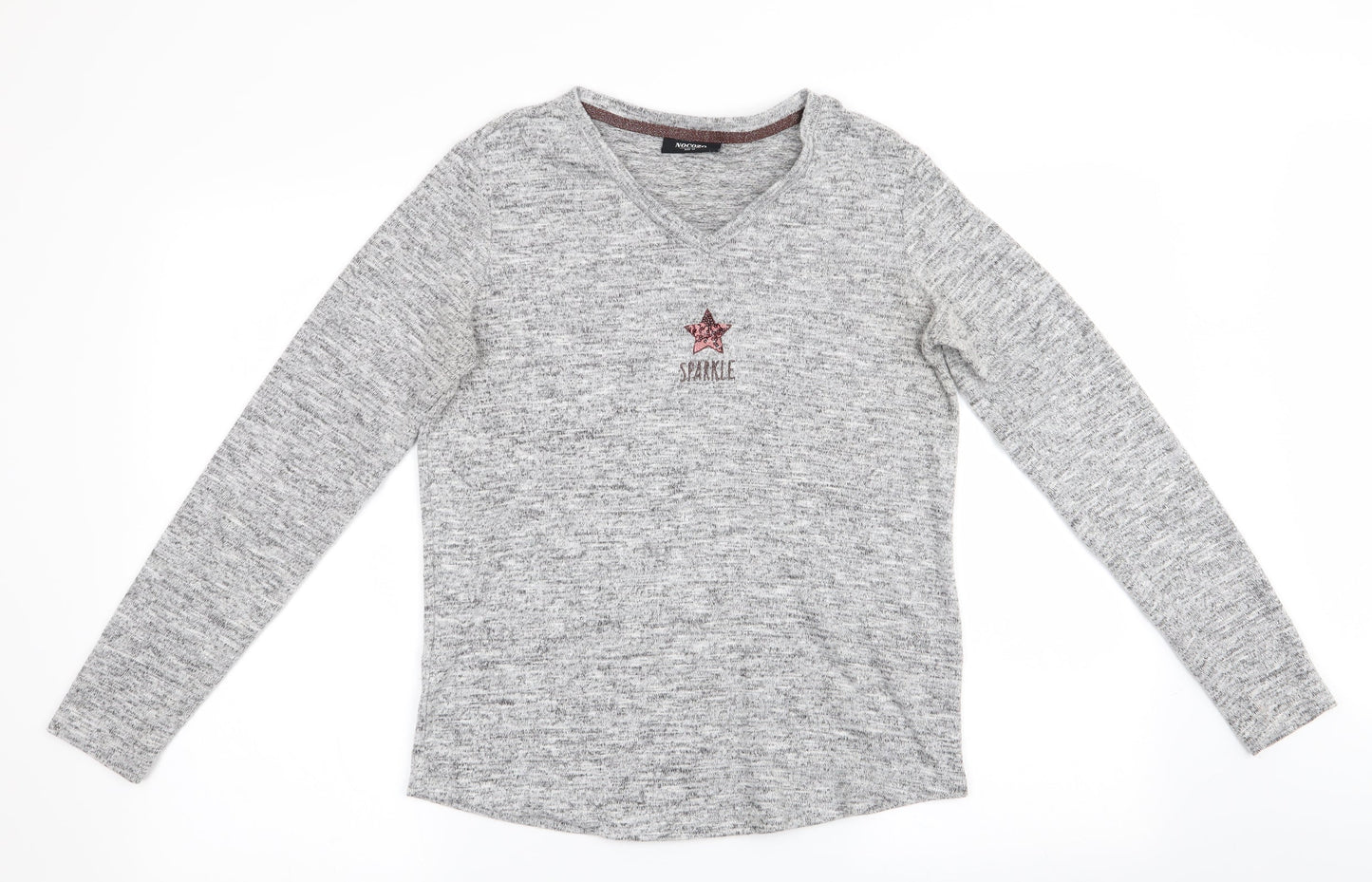 Womens UK Size 10 Nocozo Grey Pullover Jumper