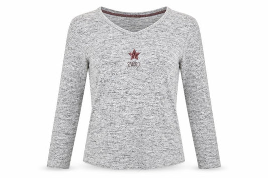 Womens UK Size 10 Nocozo Grey Pullover Jumper