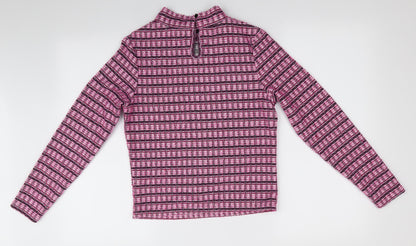 Primark Womens Pink Striped  Pullover Jumper Size 6