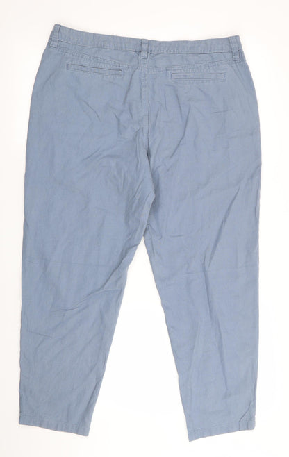 Womens UK Size  Florence and Fred  Cropped Blue Trousers