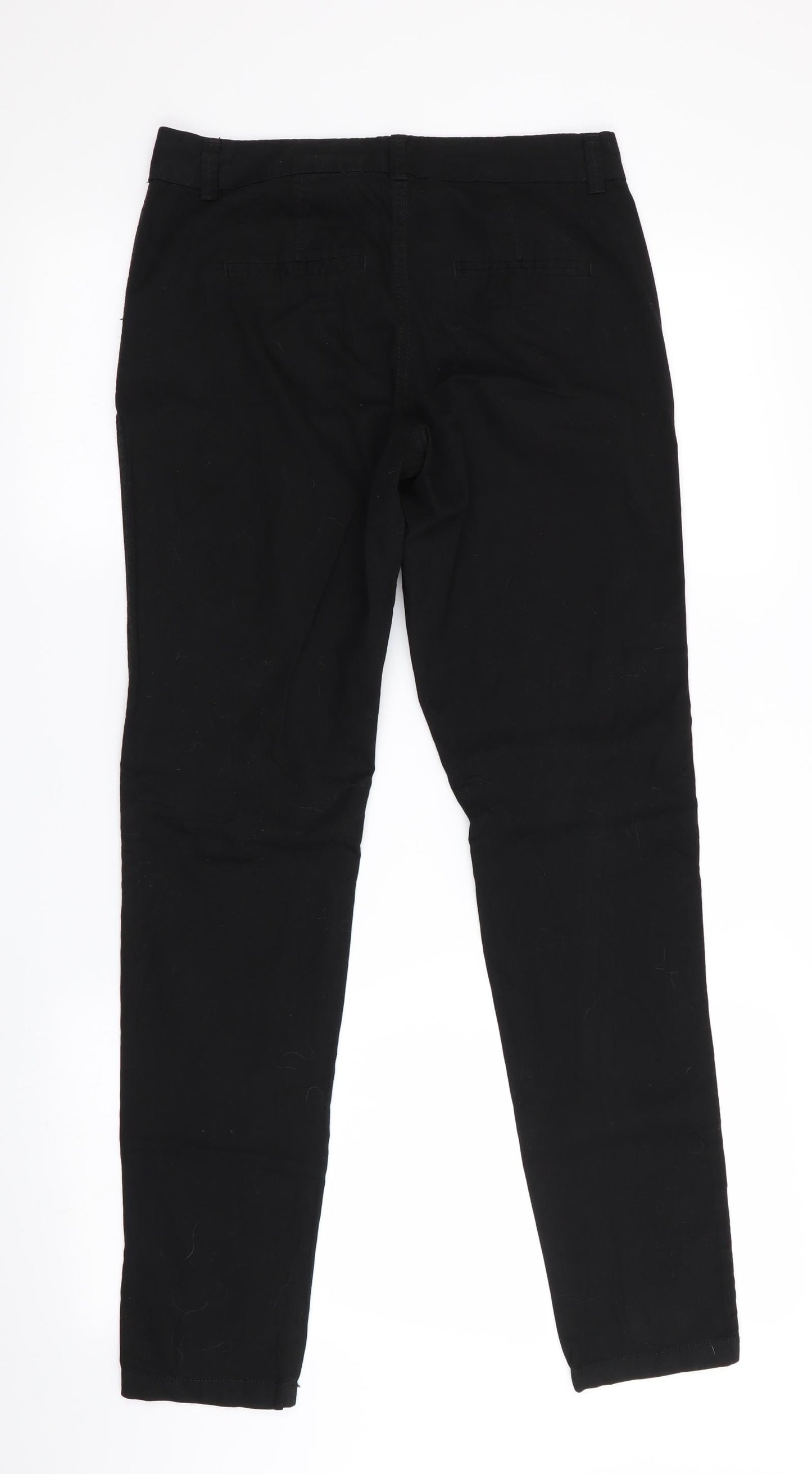 Womens UK Size 4 VERO MODA Regular Fit  Black Trousers