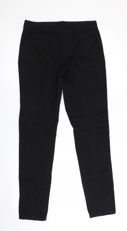 Womens UK Size 4 VERO MODA Regular Fit  Black Trousers