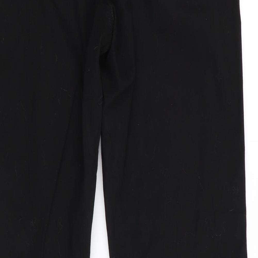 Womens UK Size 4 VERO MODA Regular Fit  Black Trousers