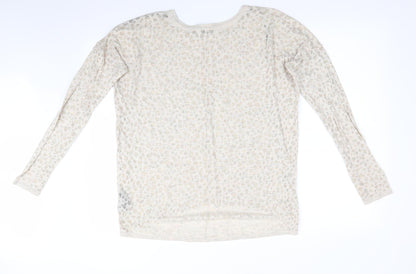 Womens UK Size 6 H&M Beige Pullover Jumper