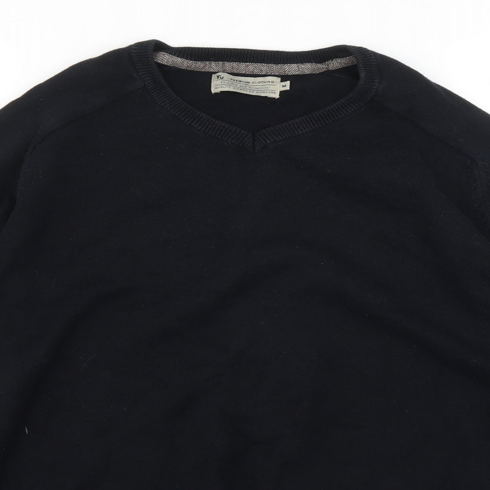 TU Mens Blue   Pullover Sweatshirt Size M