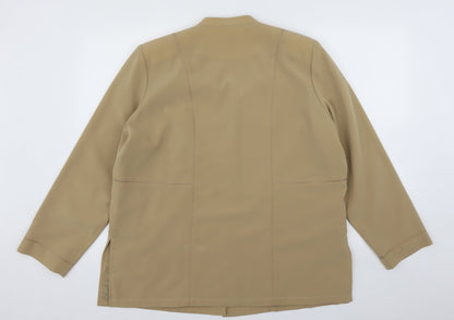 Womens UK Size 18 ELVI Regular Beige Sport Coat
