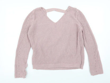 Primark Womens Pink   Pullover Jumper Size S