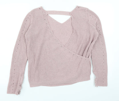 Primark Womens Pink   Pullover Jumper Size S
