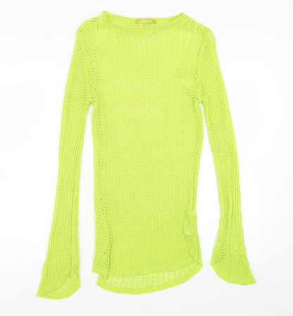Womens UK Size 12 NEXT Green Pullover Jumper