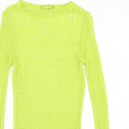 Womens UK Size 12 NEXT Green Pullover Jumper