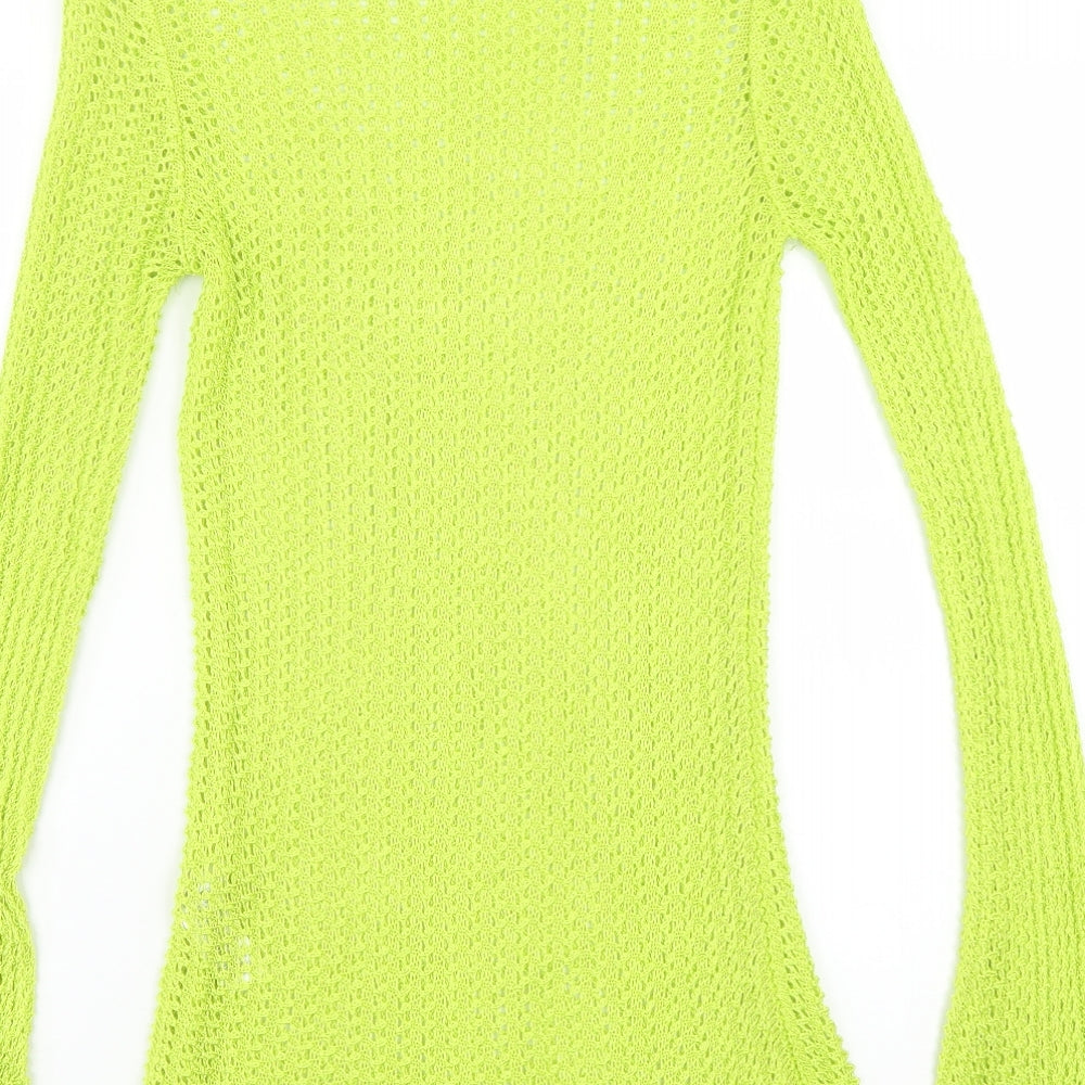 Womens UK Size 12 NEXT Green Pullover Jumper
