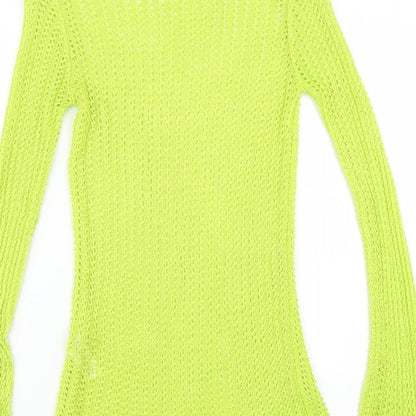 Womens UK Size 12 NEXT Green Pullover Jumper