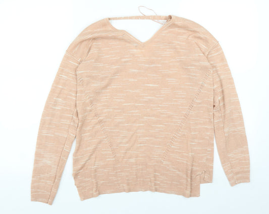 M&S Womens Pink   Pullover Jumper Size M