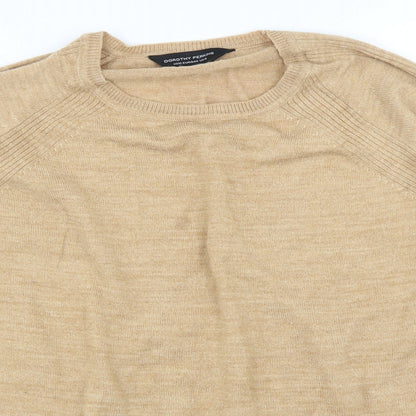 Dorothy Perkins Womens Beige   Pullover Jumper Size 16