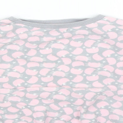 Matalan Girls Multicoloured Animal Print  Pullover Sweatshirt Size 4-5 Years