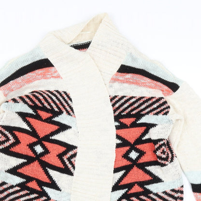 Atmosphere Womens Multicoloured Argyle/Diamond  Wrap Jumper Size 16