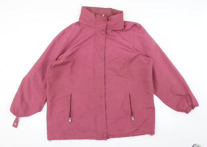 Womens UK Size M BM Pink Rain Coat