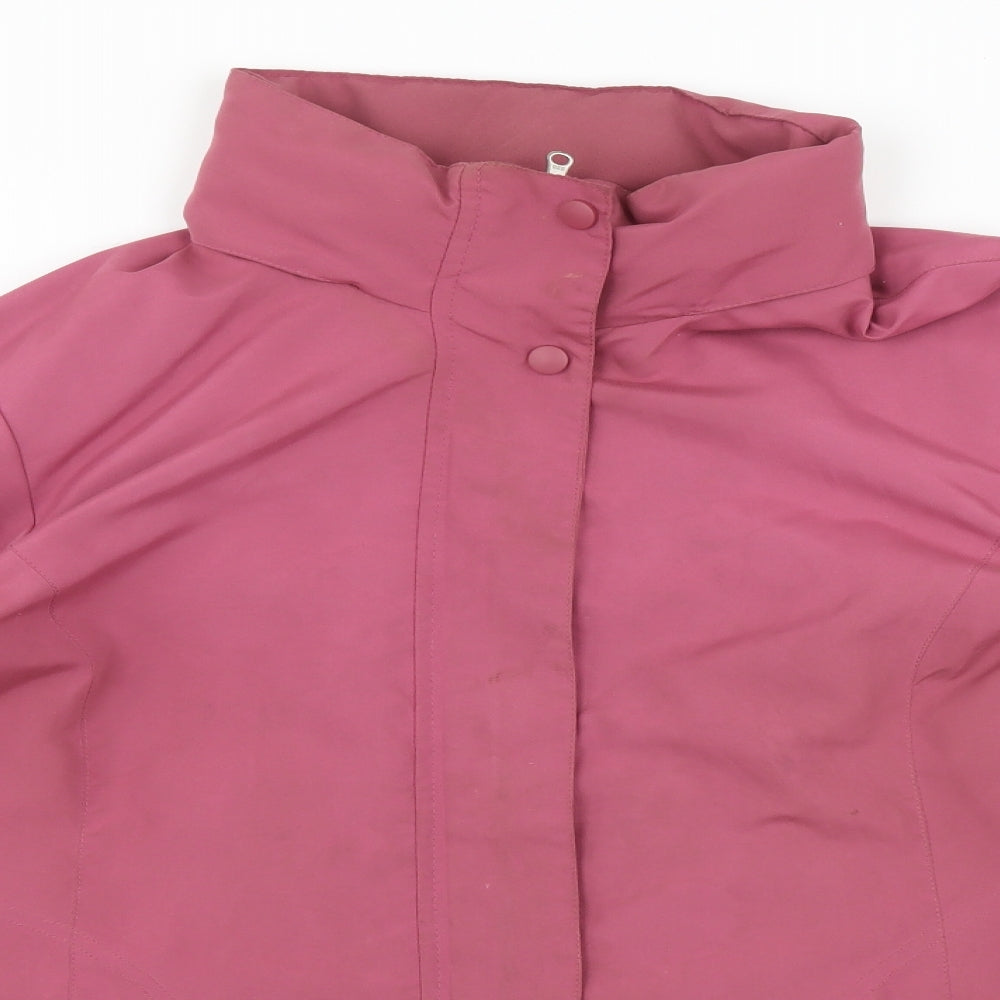 Womens UK Size M BM Pink Rain Coat