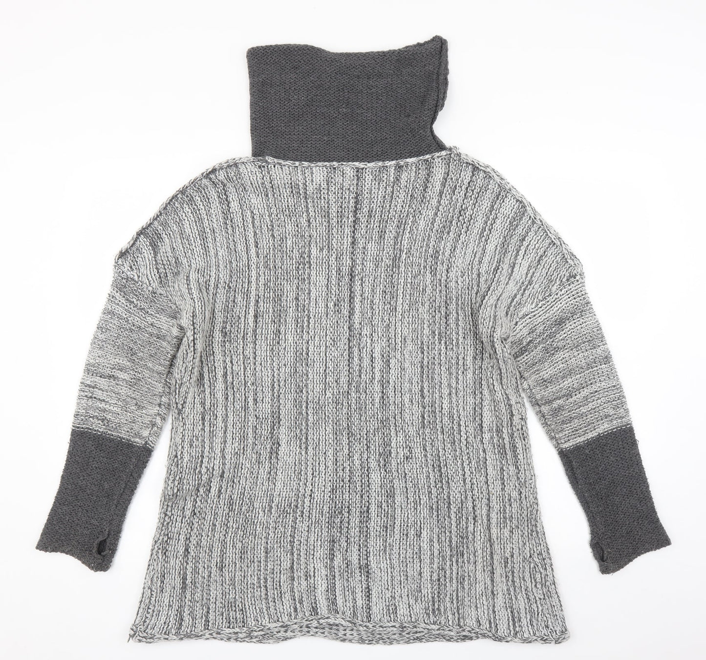 Womens UK Size S Preworn Grey Pullover Jumper