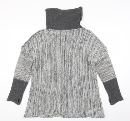 Womens UK Size S Preworn Grey Pullover Jumper