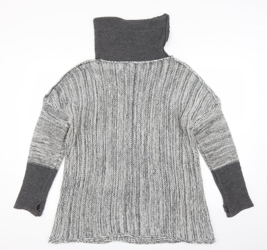 Womens UK Size S Preworn Grey Pullover Jumper