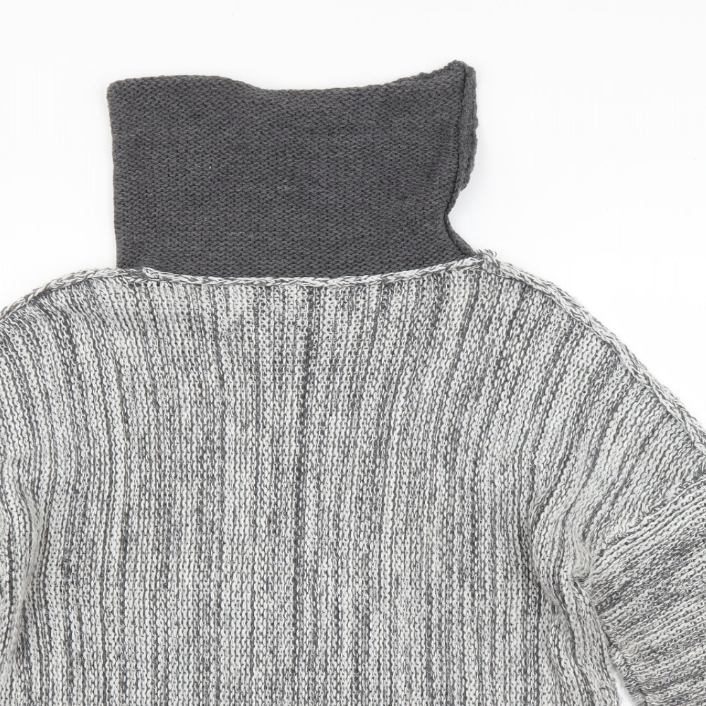 Womens UK Size S Preworn Grey Pullover Jumper