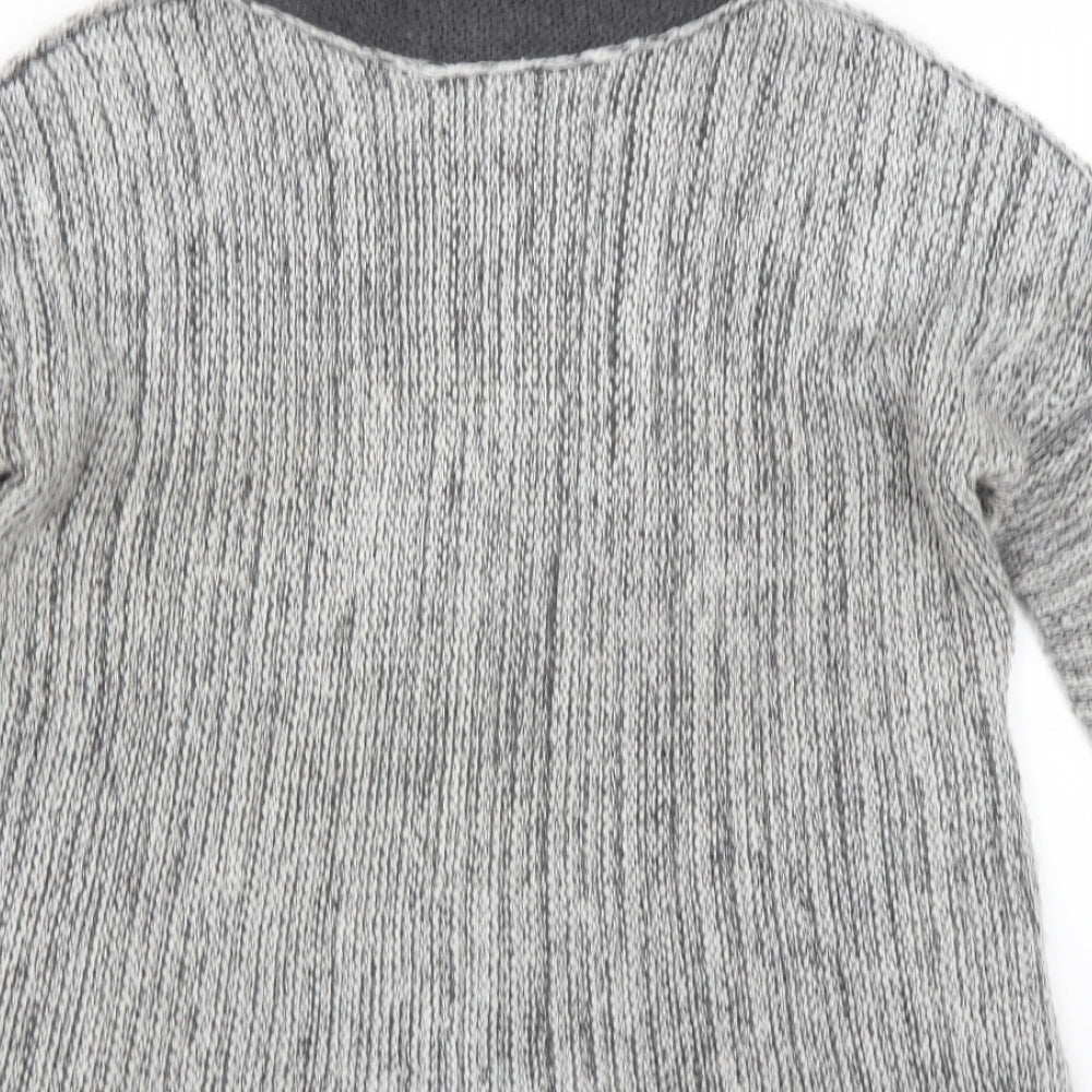Womens UK Size S Preworn Grey Pullover Jumper