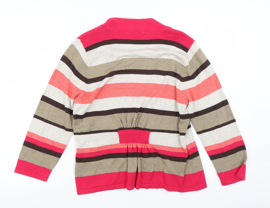 Womens UK Size 16 BHS Multicoloured Cardigan Jumper
