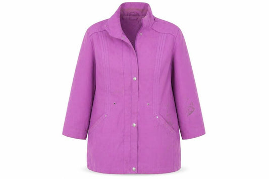 Womens UK Size M BM Purple Overcoat