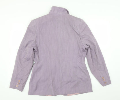 Principles Womens Purple   Jacket Suit Jacket Size 14