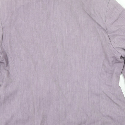 Principles Womens Purple   Jacket Suit Jacket Size 14