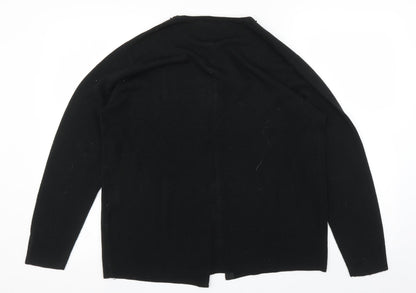 Womens UK Size L cashmasoft Black Cardigan Jumper
