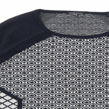Womens UK Size 12 Warehouse Multicoloured Pullover Jumper