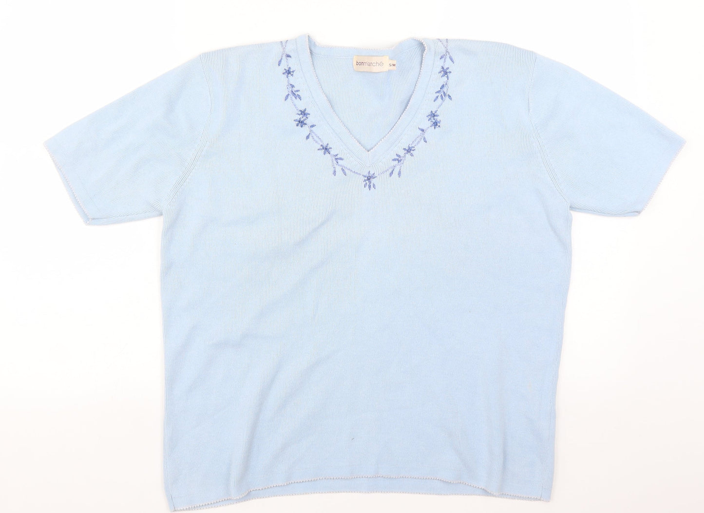 Womens UK Size S Bonmarche Blue Pullover Jumper