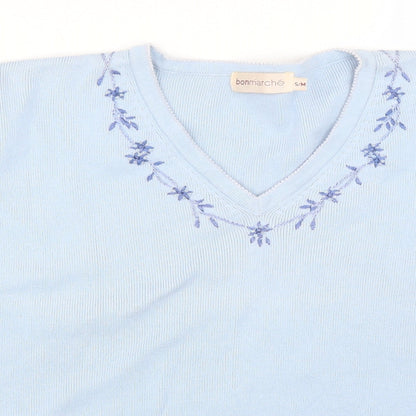 Womens UK Size S Bonmarche Blue Pullover Jumper