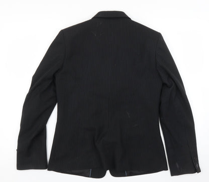 Womens UK Size 6 Preworn Regular Black Sport Coat