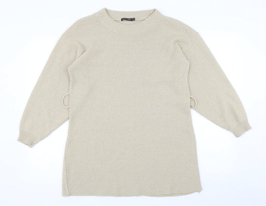 I SAW IT FIRST Womens Beige   Pullover Jumper Size 8