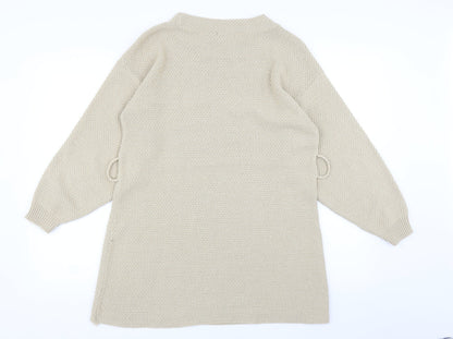 I SAW IT FIRST Womens Beige   Pullover Jumper Size 8
