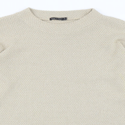 I SAW IT FIRST Womens Beige   Pullover Jumper Size 8