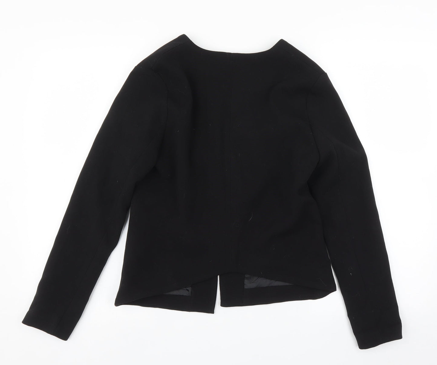 Missguided Womens Black   Jacket Sport Coat Size 8