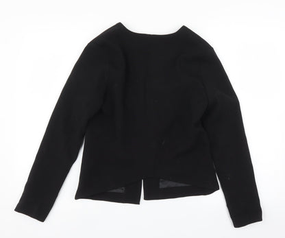 Missguided Womens Black   Jacket Sport Coat Size 8
