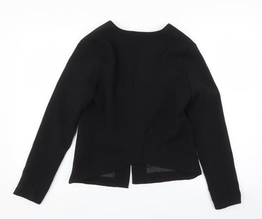 Missguided Womens Black   Jacket Sport Coat Size 8