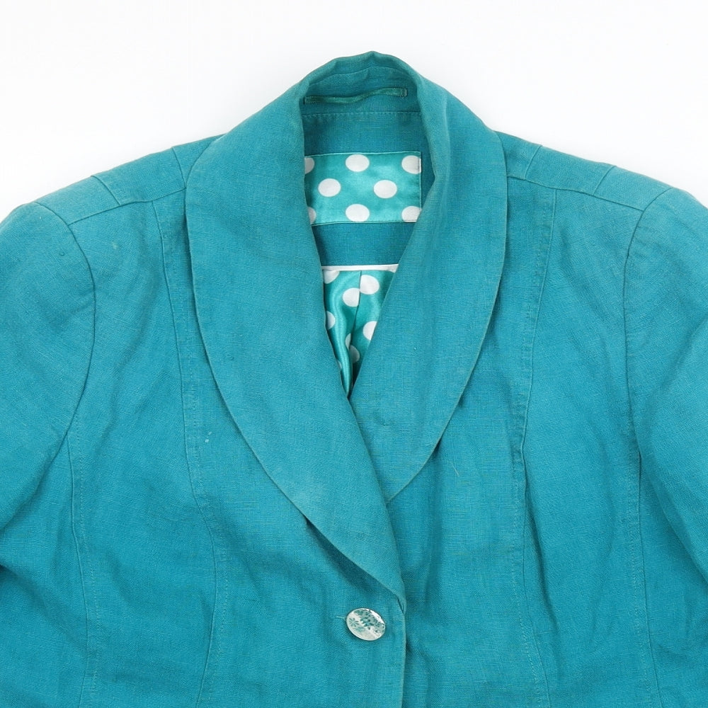 Womens UK Size  Preworn Blue Jacket