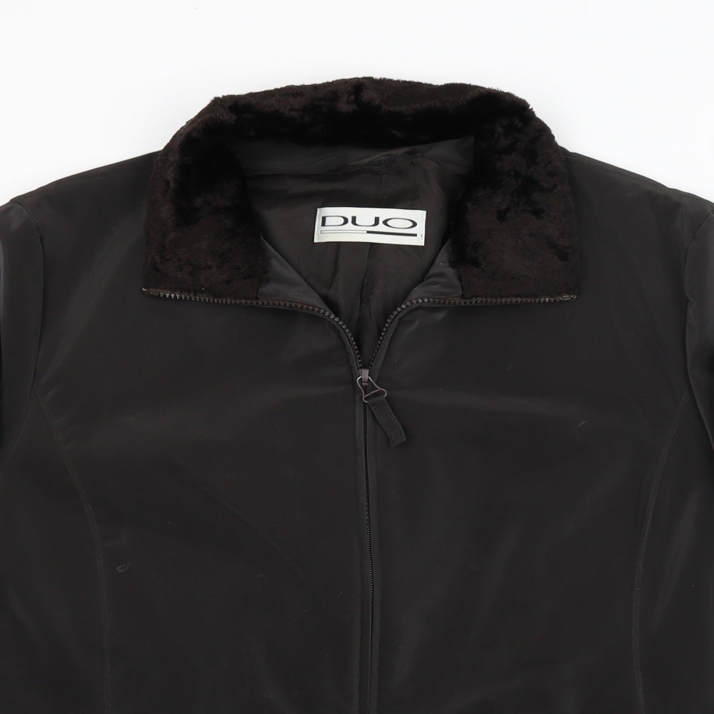 DUO Womens Brown   Jacket  Size 14