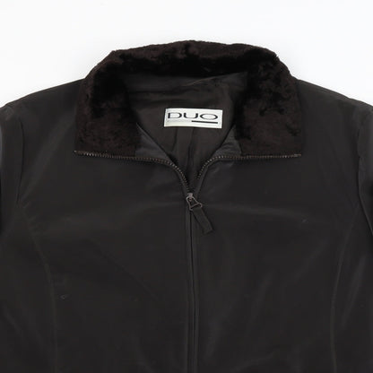 DUO Womens Brown   Jacket  Size 14