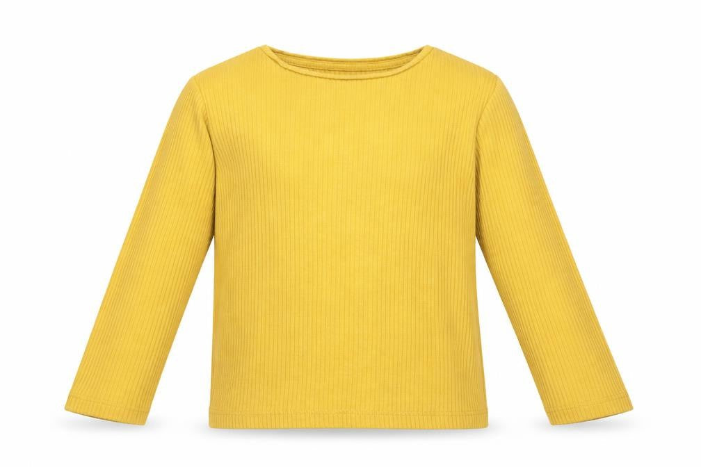 F&F Girls Yellow Striped  Pullover Jumper Size 2-3 Years
