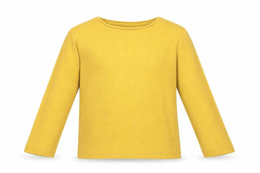 F&F Girls Yellow Striped  Pullover Jumper Size 2-3 Years