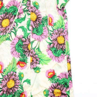 Atmosphere Womens Beige Floral  Pencil Dress  Size 12