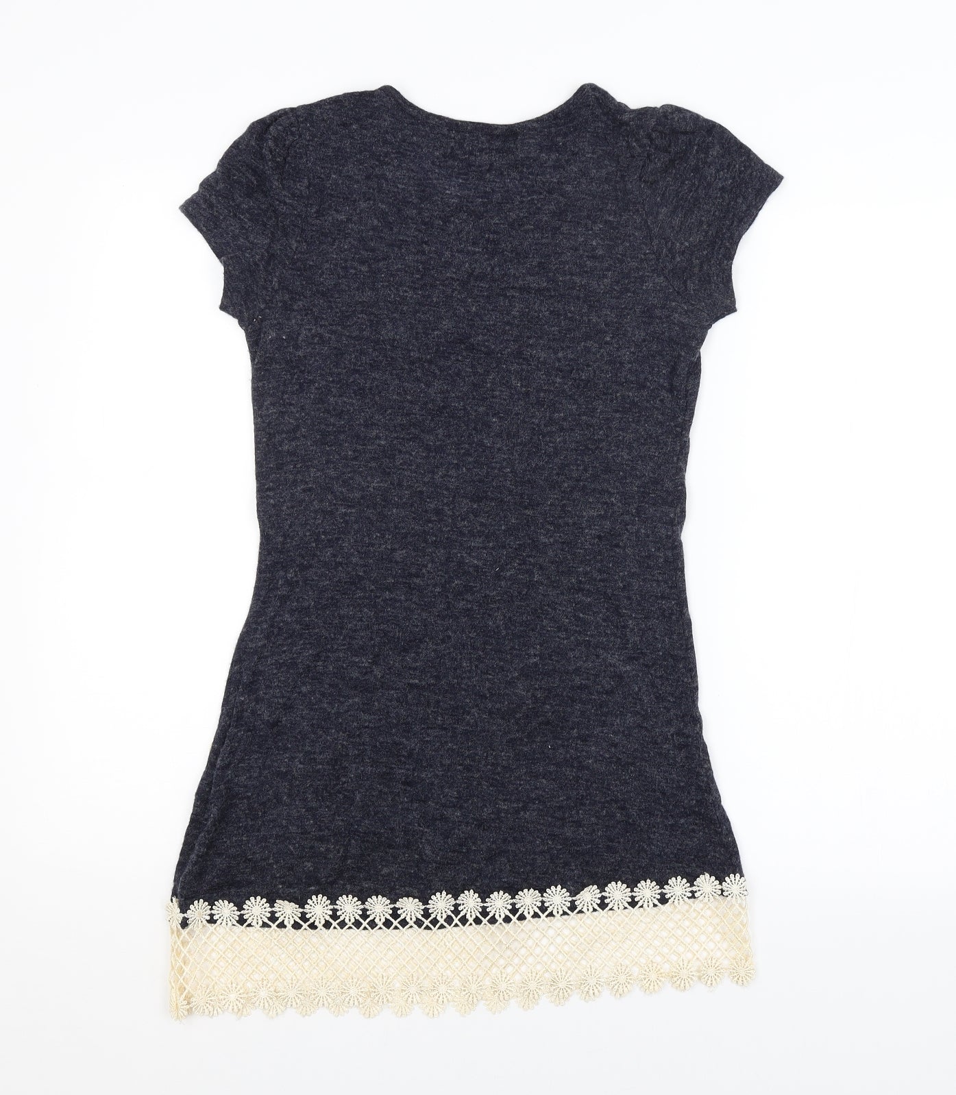Womens UK Size S Pussycat London Blue Basic Blouse