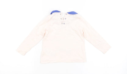 Billieblush Girls Pink   Basic T-Shirt Size 12-18 Months  - UNICORN